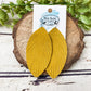 Yellow Suede Feather