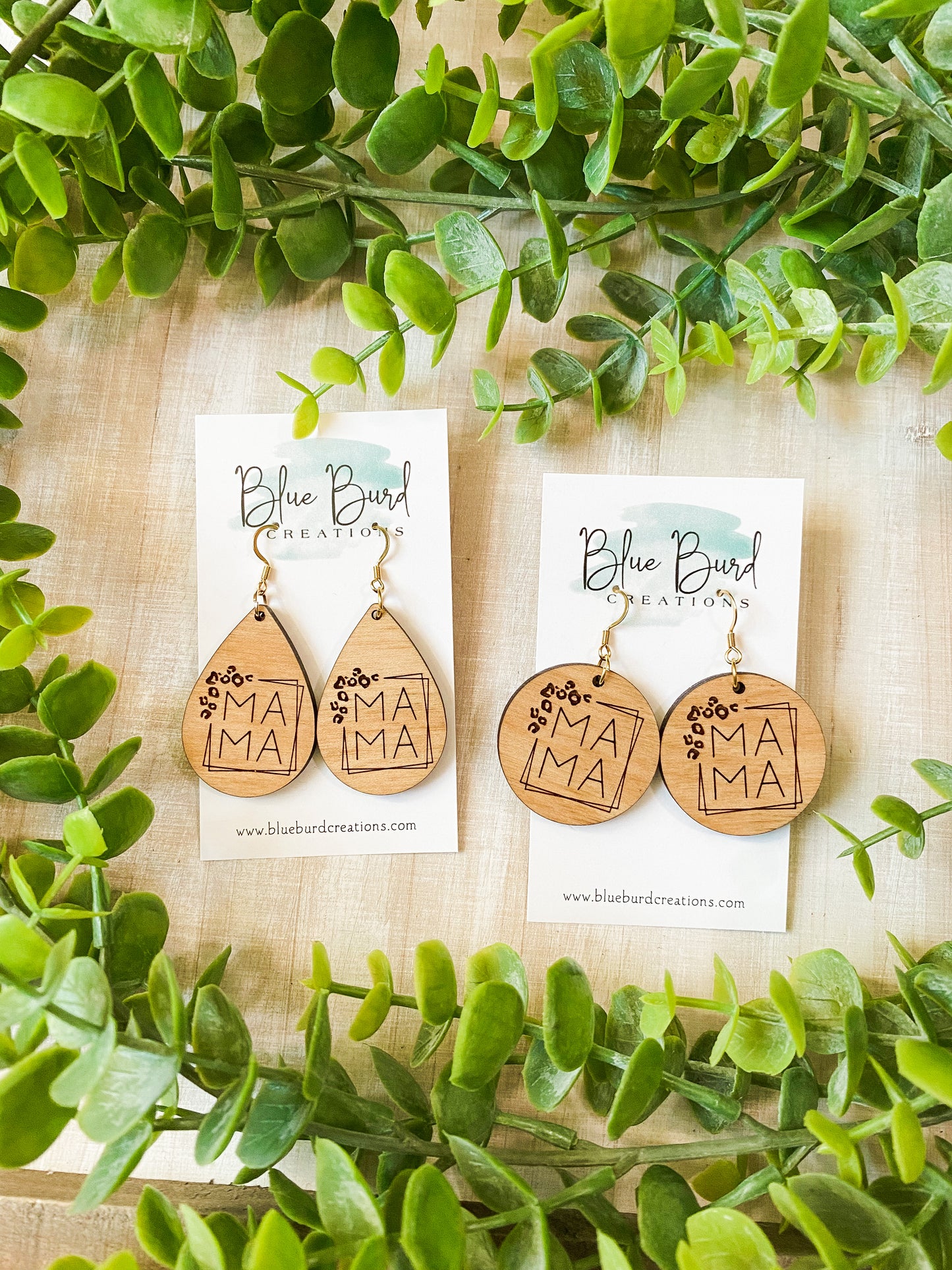 Wooden Mama Earrings