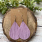 Lavender Palm Teardrops