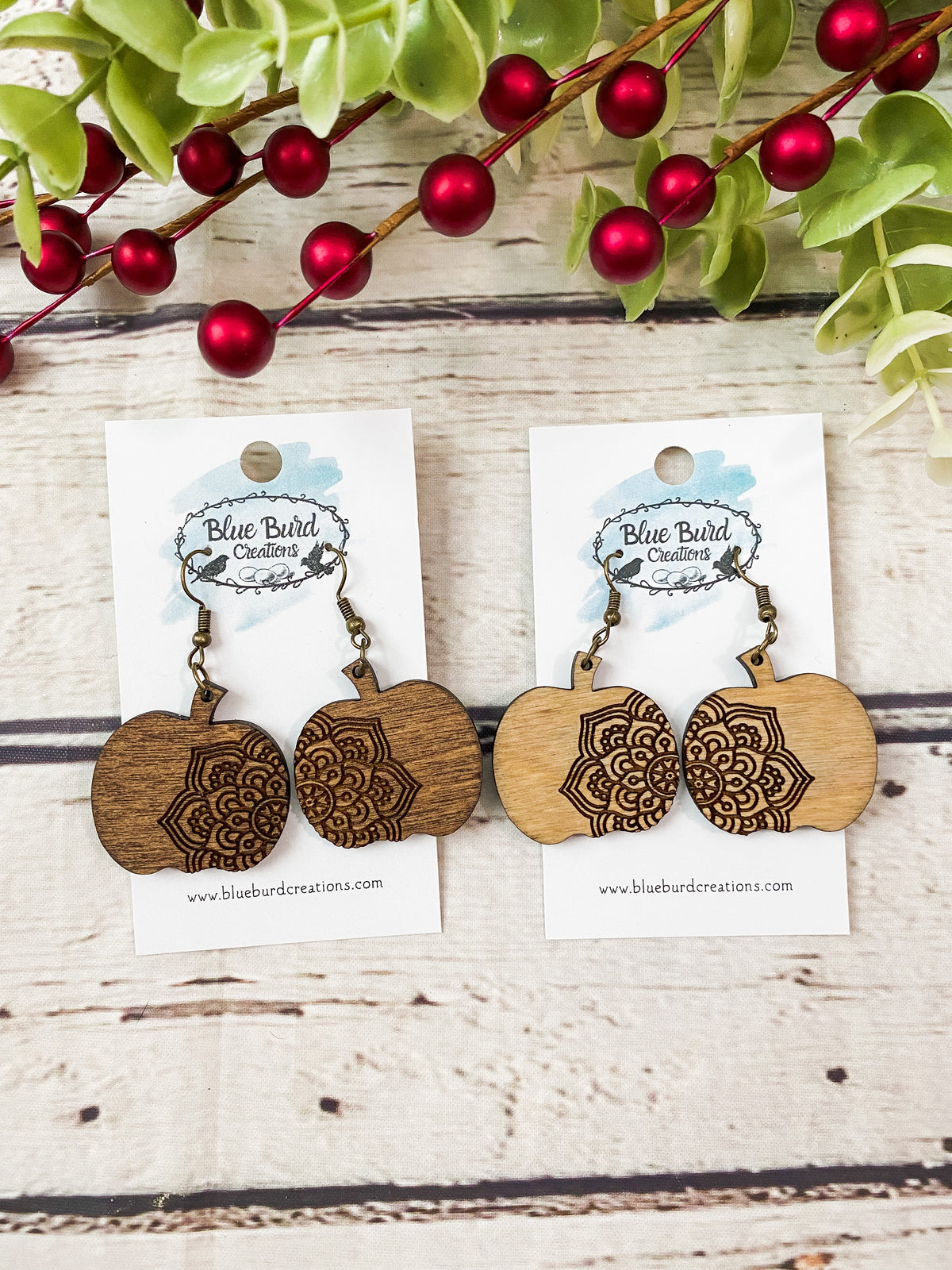 Decorative Wood Pumpkins