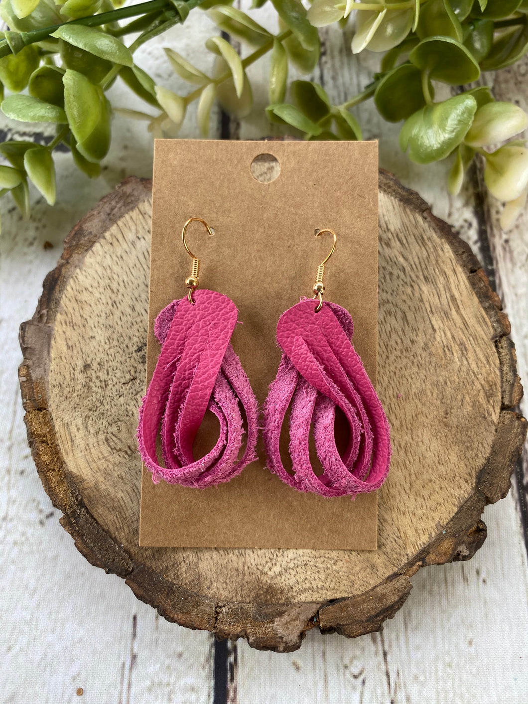 Pink Twisted Loops
