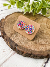 Load image into Gallery viewer, Celebration Glitter Studs
