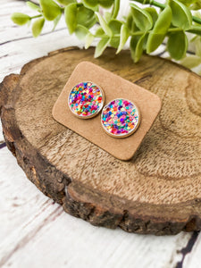 Celebration Glitter Studs