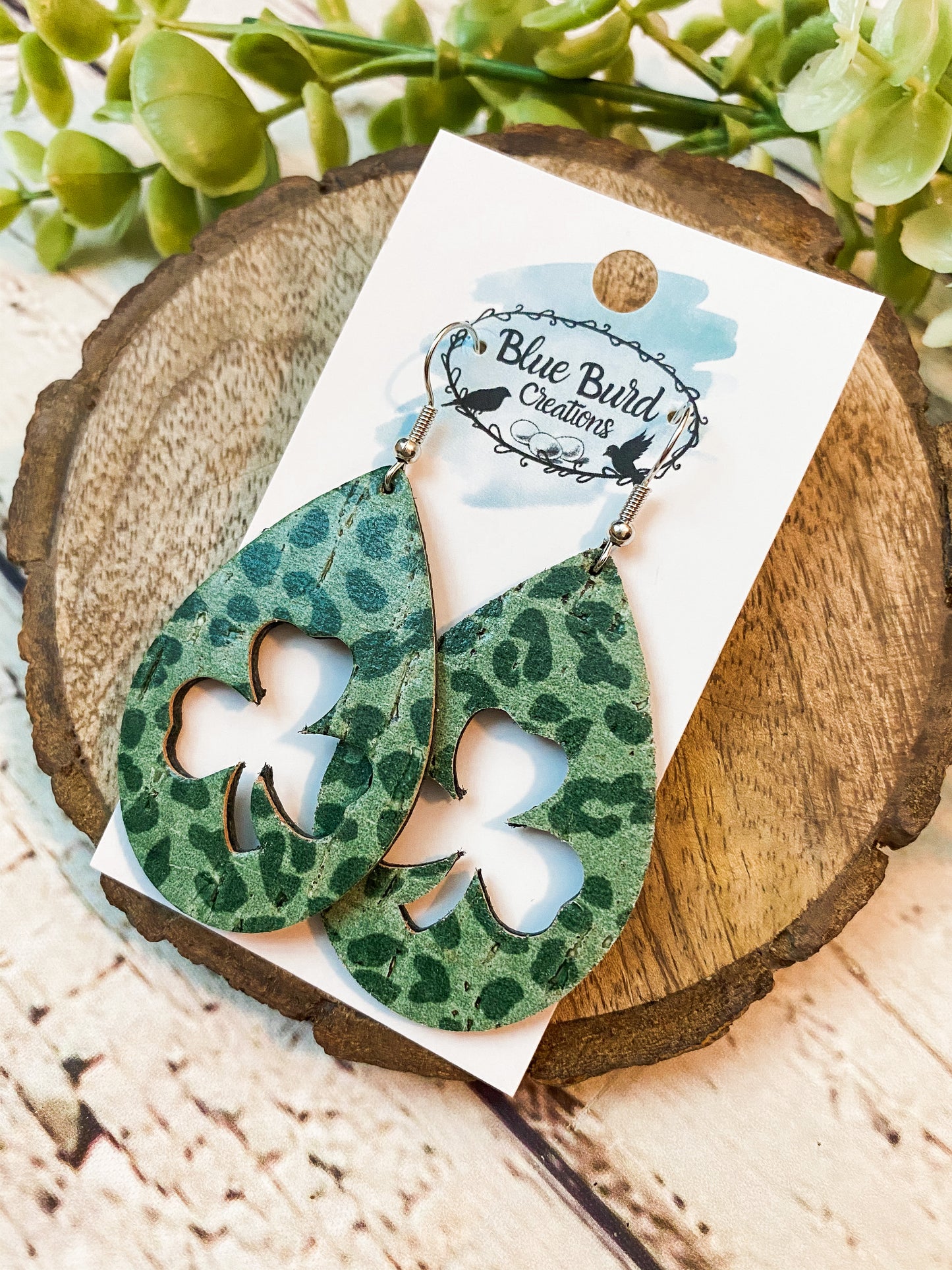 Clover Cork Teardrops