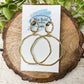 Gold Double Hoops