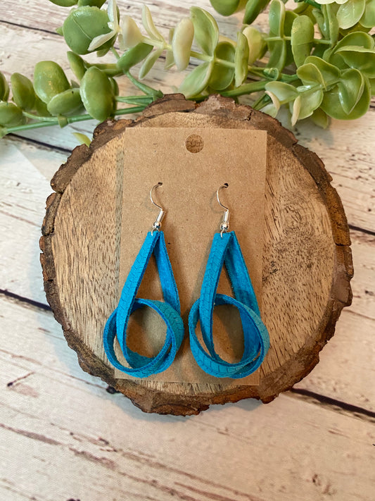 Bright Blue Palm Knot