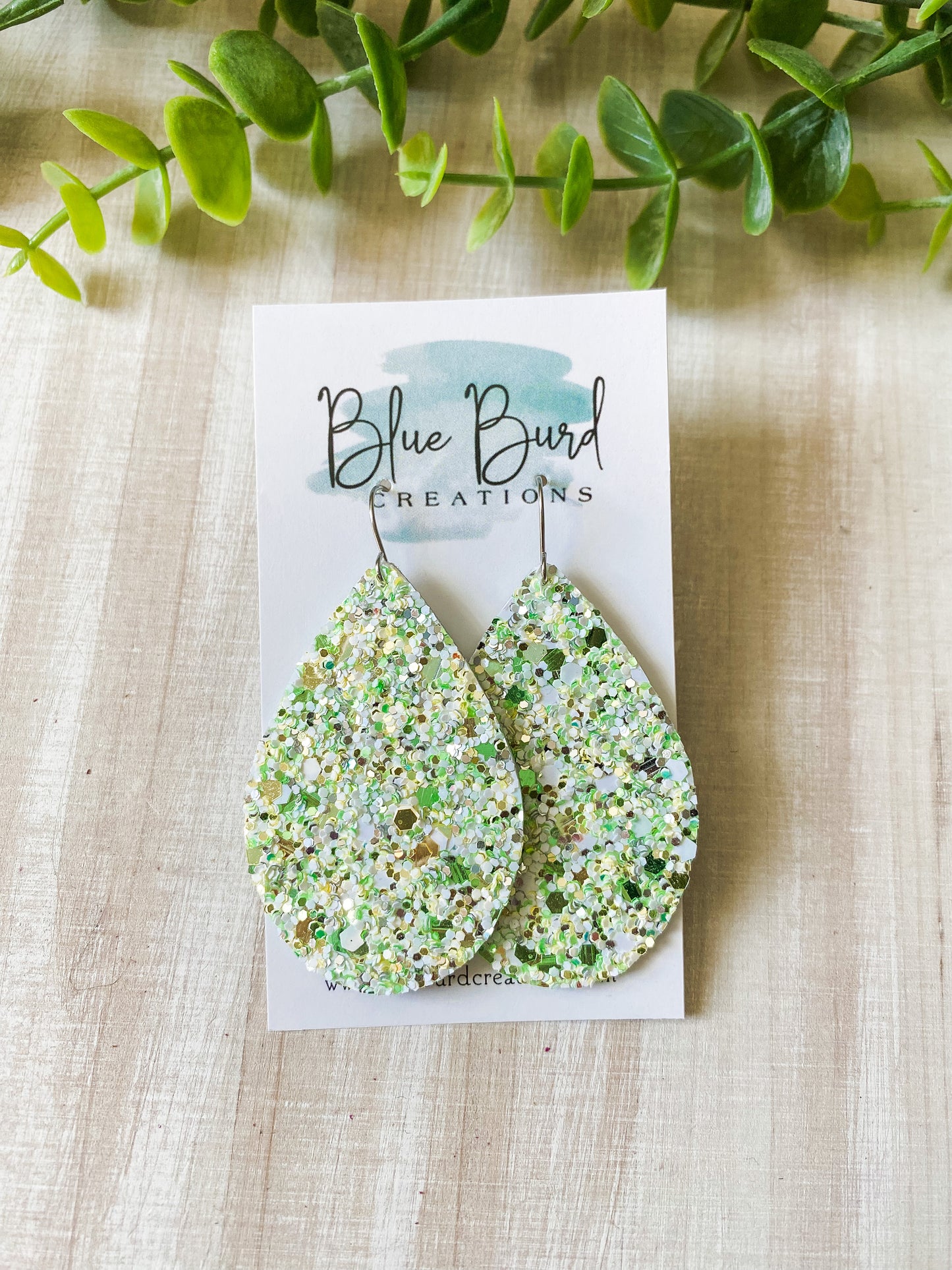 St Patty’s Glitter Teardrops