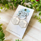 Silver Mirrored Snowflakes