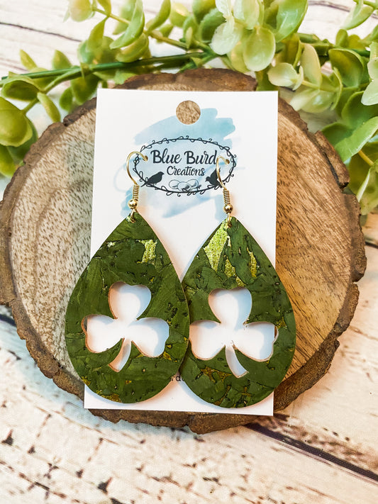 Clover Cork Teardrops