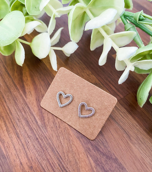 Textured Petite Valentine Hearts