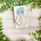 Open Scallop Brass Drops