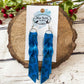 Bright Blue Leopard Blood Knot