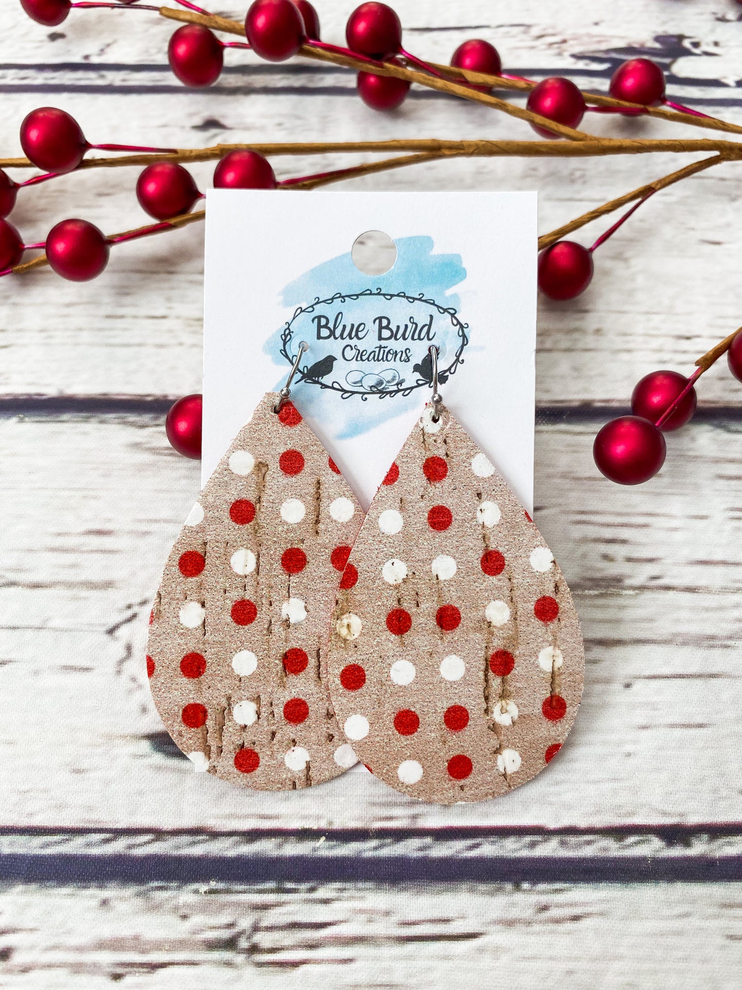 Reversible Valentine Cork Teardrops